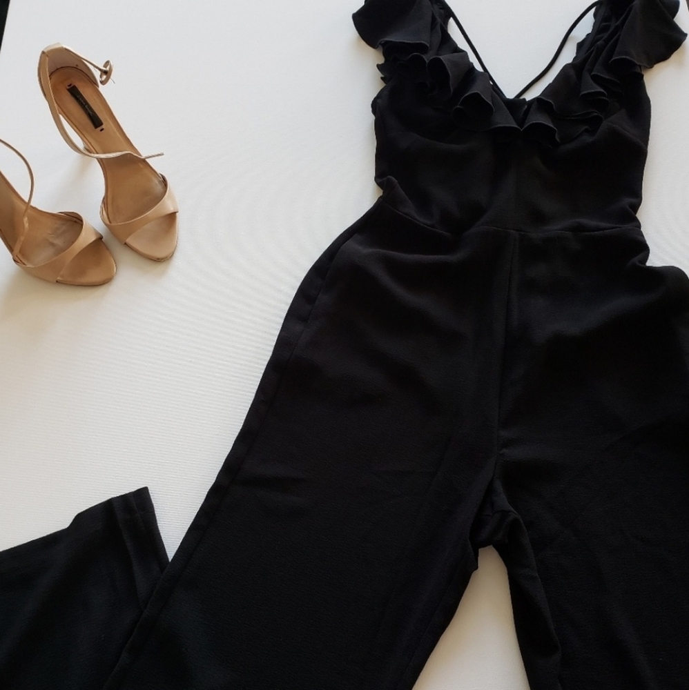 WAYF Anderson Jumpsuit in Black Size XSmall - Picture 4 of 8